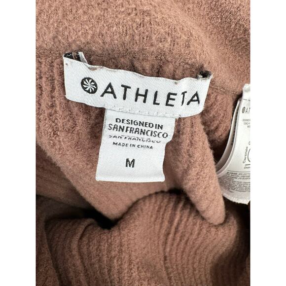 Athleta Brown Ribbed Wide-Leg Pants - Picture 8 of 12